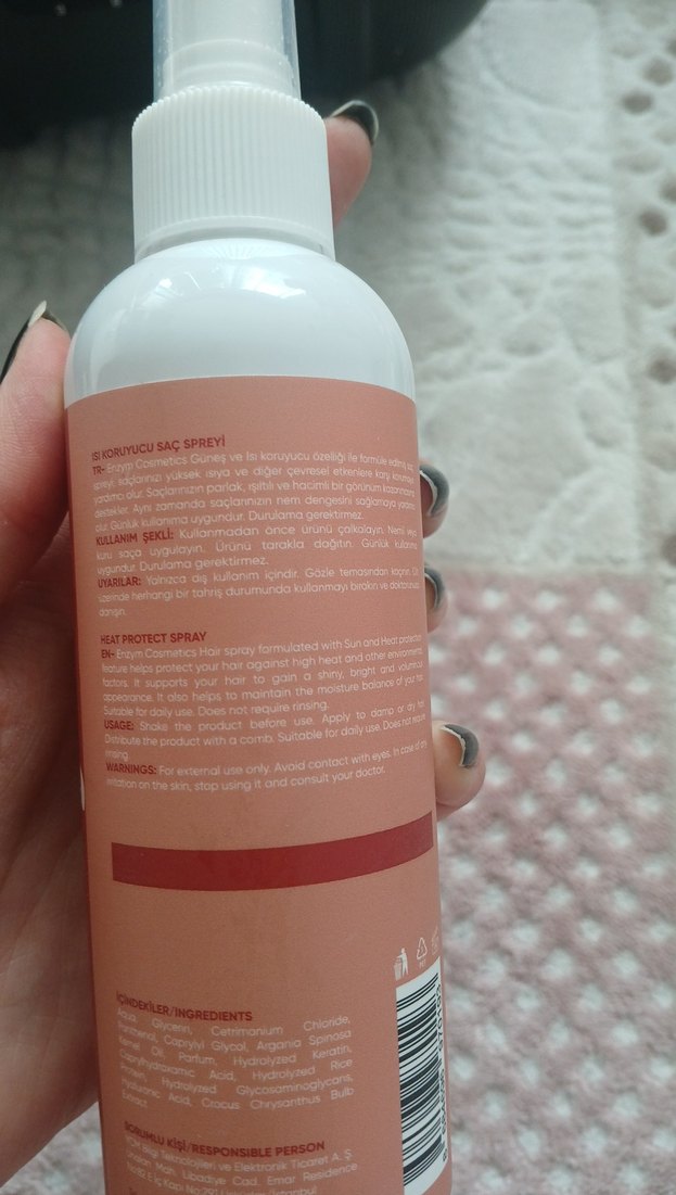Enzyam Isı Koruyucu Saç Spreyi - Görsel 2