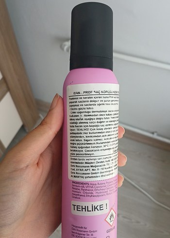 Isana Keratin Parlaklık Köpük Saç Spreyi - Görsel 2