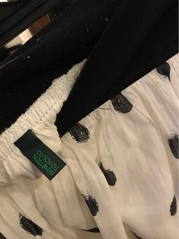 s Beden beyaz Renk Benetton mini / kısa etek