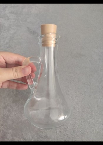 Paşabahçe Bej mantarlı cam sosluk seti