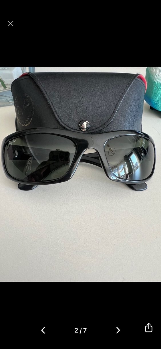 Siyah Kemerli Kadın Güneş Gözlüğü - Görsel 2