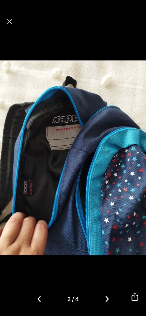 Kappa Mavi Çocuk Okul Çantası - Görsel 2