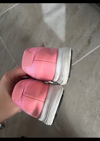 Kız Çocuk Pembe Cırt Cırtlı Spor Ayakkabı - Görsel 2