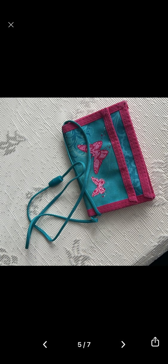 Turkuaz Kelebek Desenli Çocuk Sırt Çantası - Görsel 4