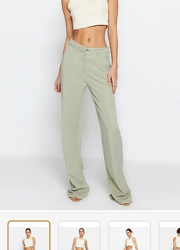 Trendyolmilla Tencel Wide Leg Jeans