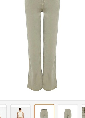 s Beden Trendyolmilla Tencel Wide Leg Jeans