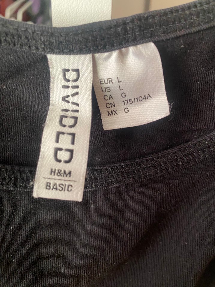 H&M Siyah Kolsuz Kadın Atlet - Görsel 3