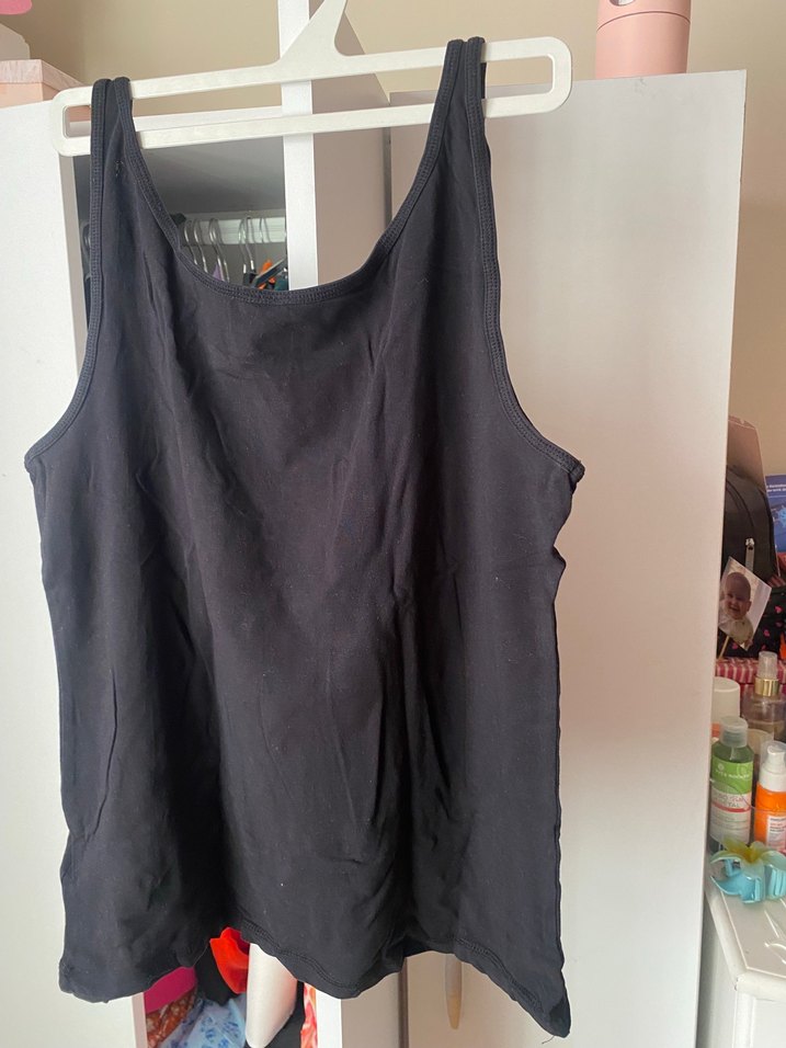 H&M Siyah Kolsuz Kadın Atlet - Görsel 4