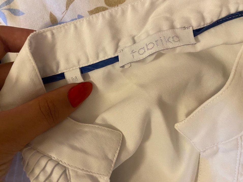 Fabrika Beyaz Gömlek - Görsel 2