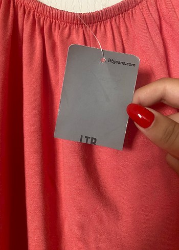 Ltb Narçiçeği Bluz Kısa Kollu - Görsel 3