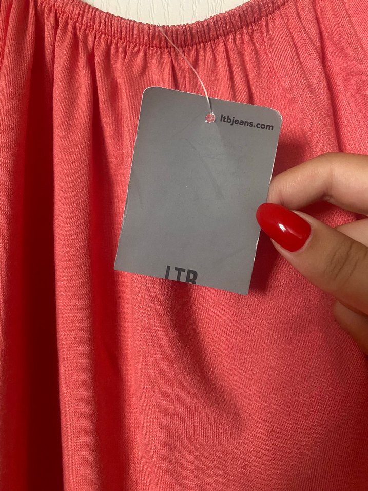 Ltb Narçiçeği Bluz Kısa Kollu - Görsel 3