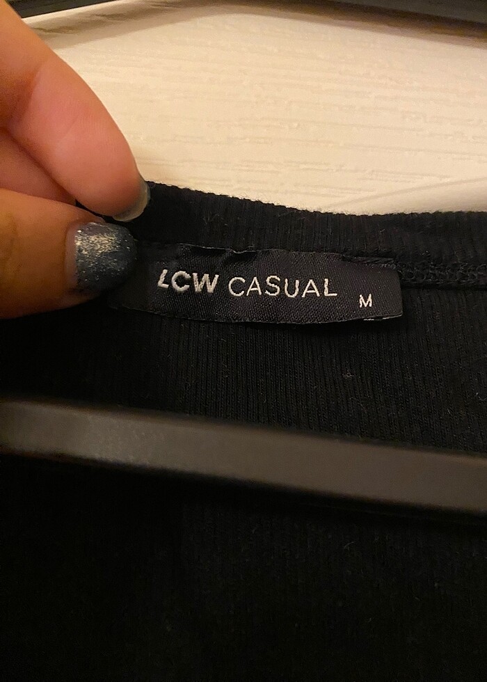 Lc Waikiki Siyah Crop Üst - Görsel 3