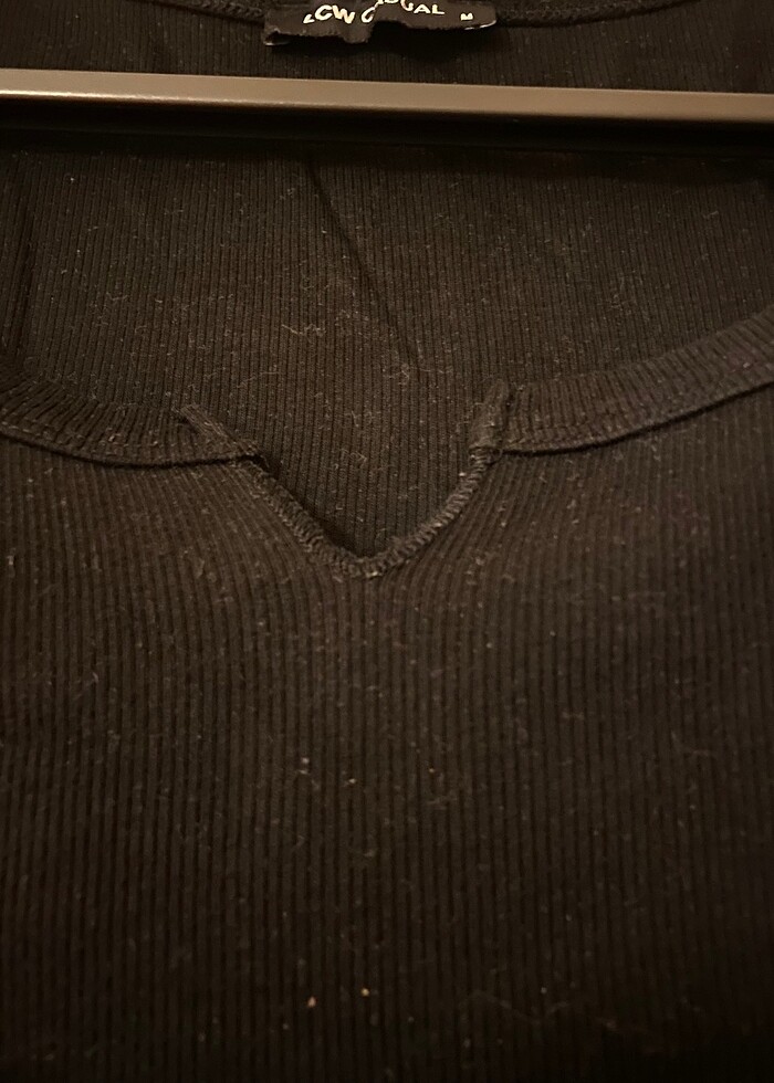 Lc Waikiki Siyah Crop Üst - Görsel 4