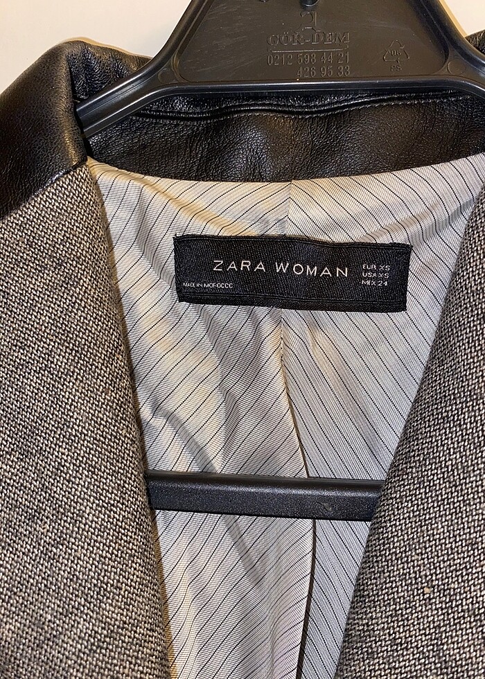 Zara Gri Ceket - Görsel 2