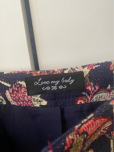 Love My Body Desenli Etek - Görsel 2