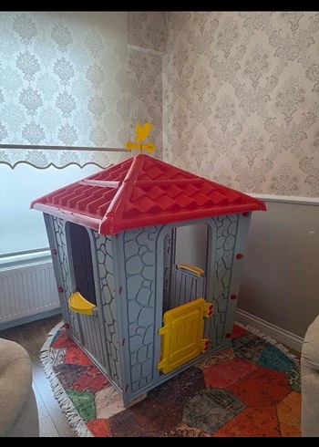 Renkli Plastik Oyun Evi - Görsel 5