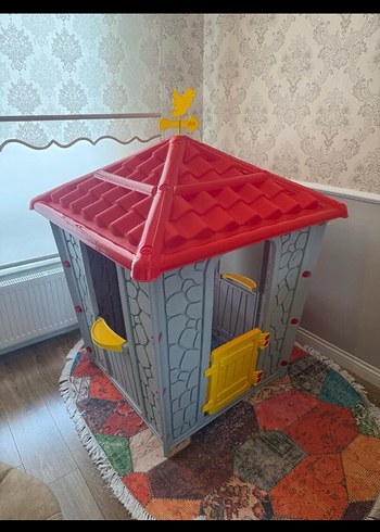 Renkli Plastik Oyun Evi - Görsel 2