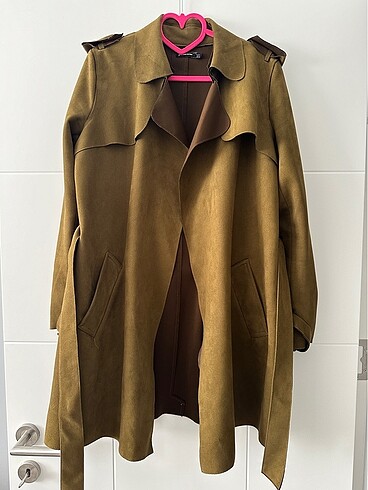 Stradivarius Süet trenchcoat