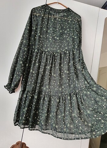 Şifon elbise S - Görsel 6