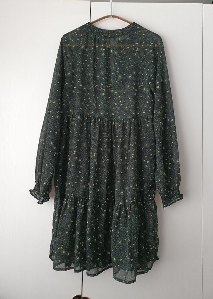 Şifon elbise S - Görsel 5