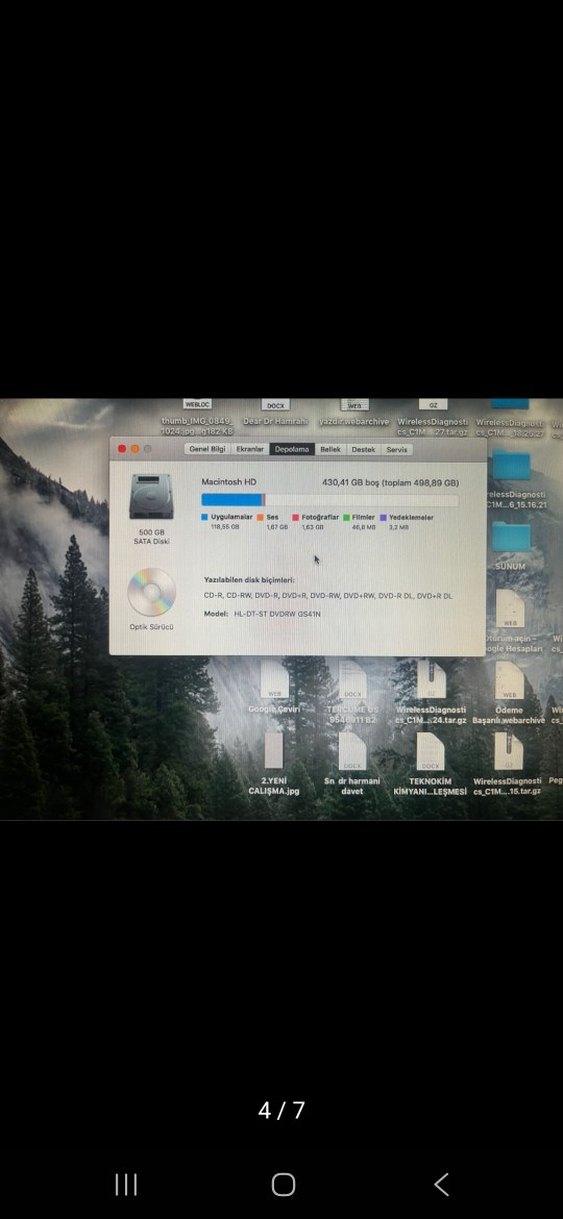 Gri Apple MacBook Dizüstü Bilgisayar - Görsel 5