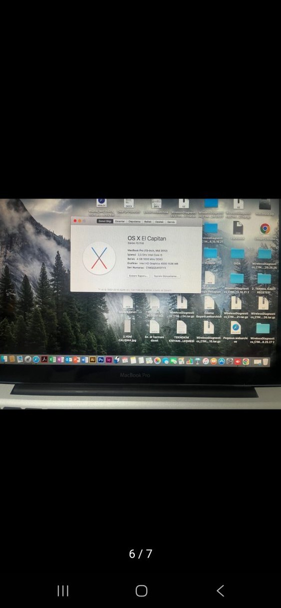 Gri Apple MacBook Dizüstü Bilgisayar - Görsel 3