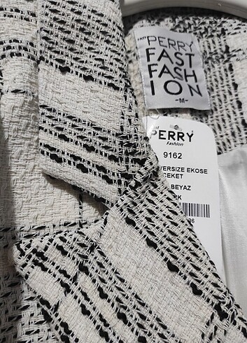 Periyy Fashıon marka ekose Blezer ceket Etiketli yeni 
