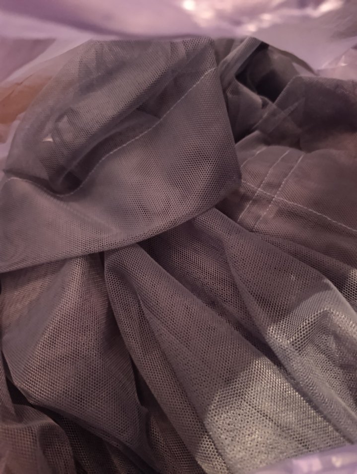 mavi  tül fon  Perde 4 adet 2 camlık - Görsel 2