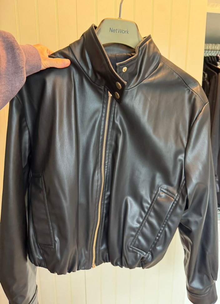 Zara Deri Biker Ceket - Görsel 2