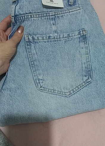 36 Beden mavi Renk ORIJINAL ZARA JEAN