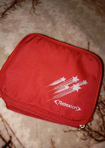 Kırmızı Fermuarlı Beslenme çantası - Görsel 2