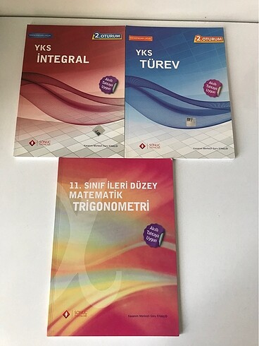 sonuç yayınları integral türev trigonometri soru bankası yks mat