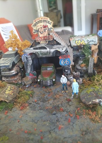  Diaroma 1/64 Hotwheels ve matchbox hobi