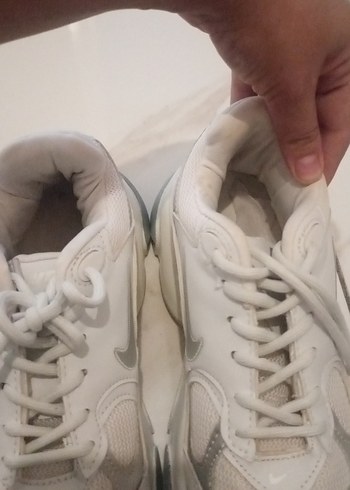 Nike Gri Detaylı nike spor ayakkabi