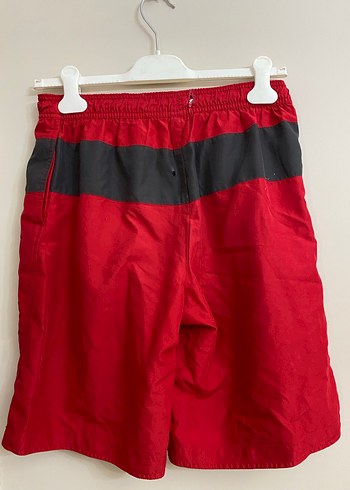 Kırmızı Bel Bantlı Erkek Şort - Görsel 2