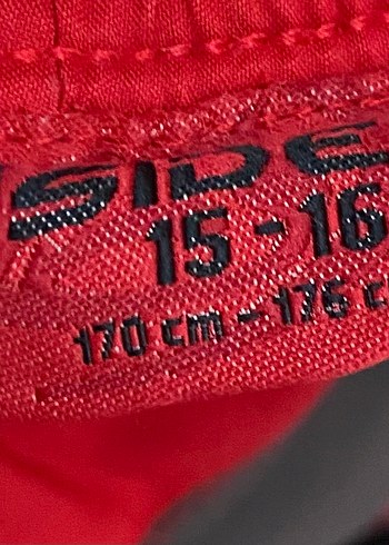 Kırmızı Bel Bantlı Erkek Şort - Görsel 3