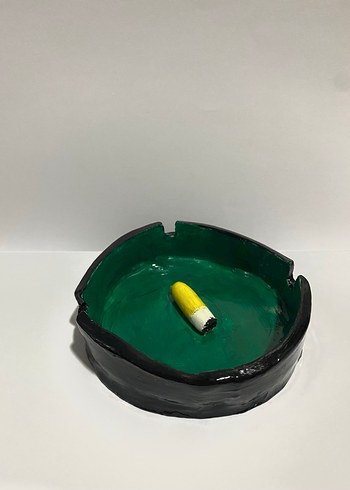 Seramik kül tablası - Görsel 2