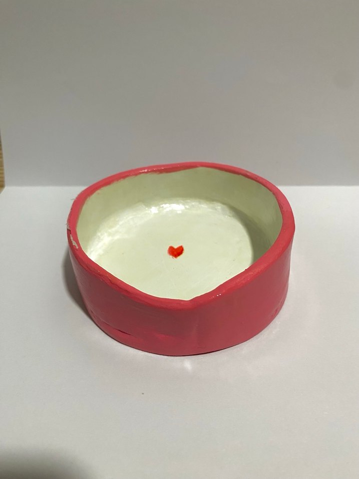 Kırmızı Seramik Mumluk çok amaçlı - Görsel 3