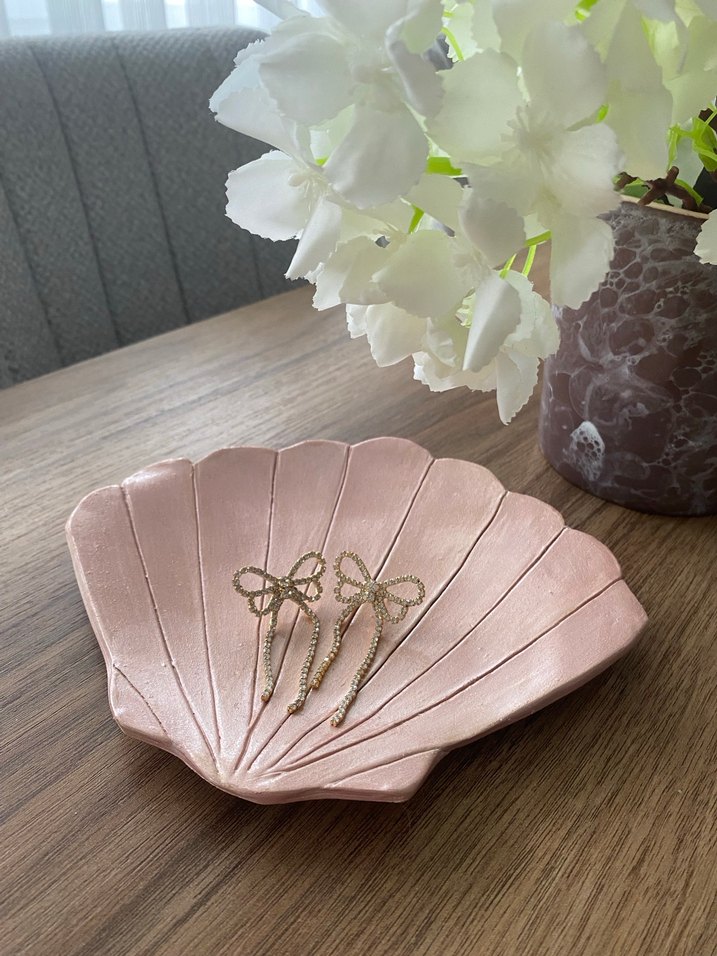 Pastel Bej Deniz Kabuğu Şeklinde dekorasyon ürünü - Görsel 3