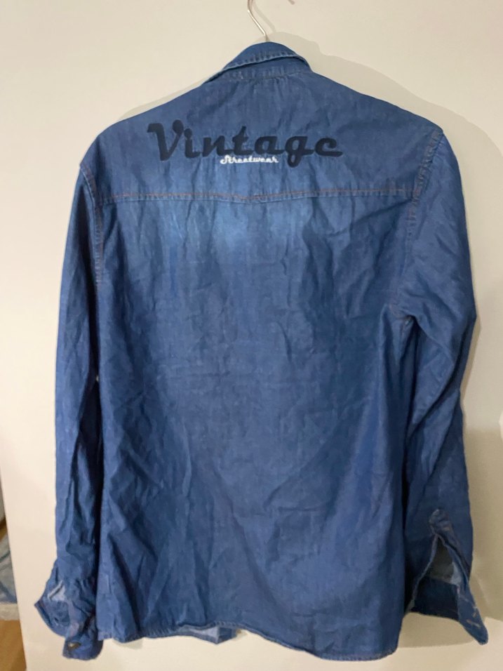 Kadın Mavi Denim Düğmeli Ceket - Görsel 2