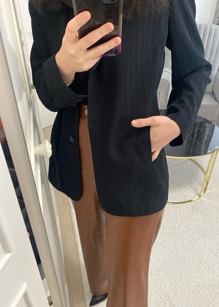 Siyah blazer - Görsel 4
