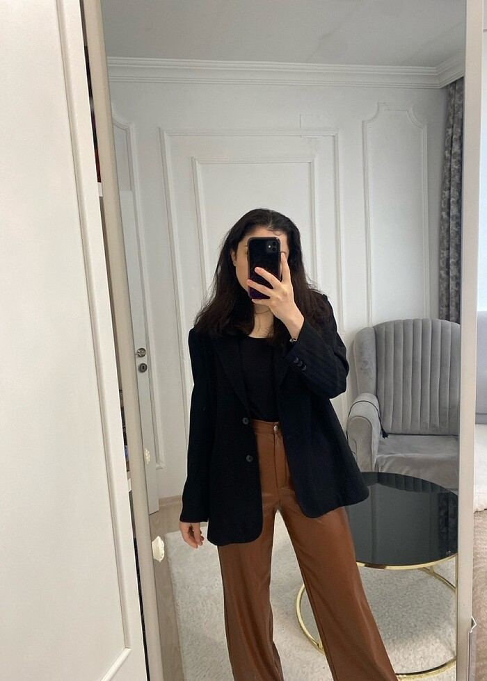 Siyah blazer - Görsel 5