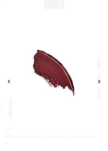 Golden Rose Golden Rose Velvet Matte Lipstick - 22 Mid Red