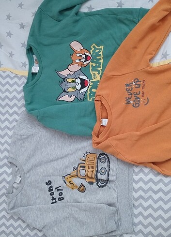 LC Waikiki Lcw baby sweatshirt 3 adet