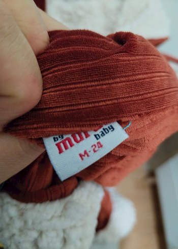 Kahverengi Kürklü unisex bebek tulum - Görsel 5