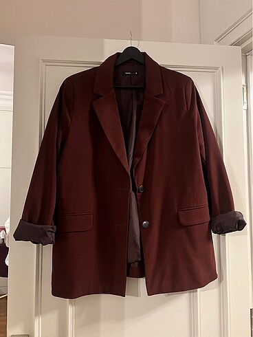 Defacto blazer bordo ceket