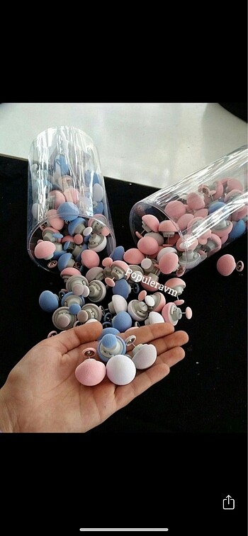Diğer Pembe iğneli nevresim tutucu (4 adet)
