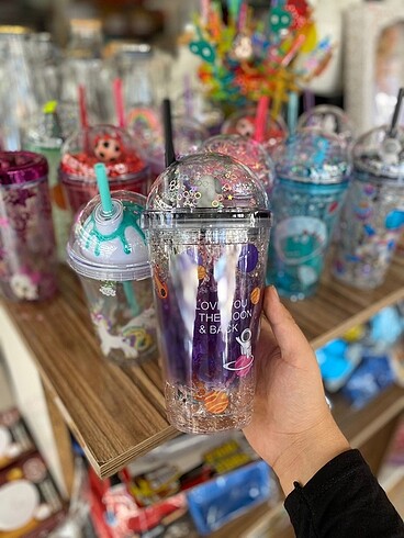 Beden çeşitli Renk Pipetli bardak