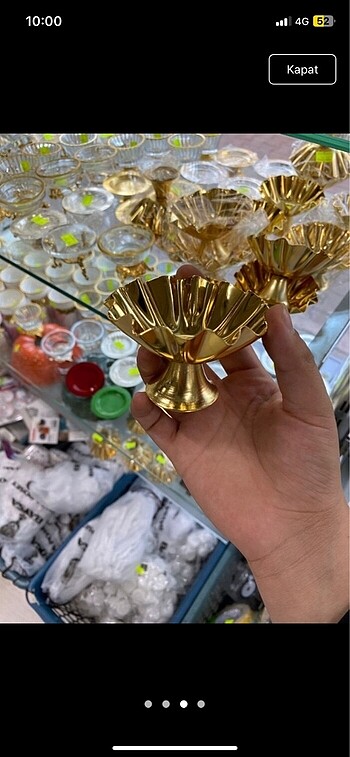 Beden Gold metal lokumluk