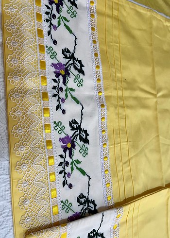 Sarı İşlemeli Nevresim Takımı# - Görsel 2